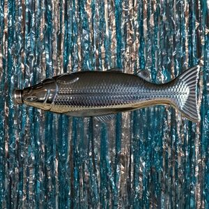 Stainless Steel Fish-shaped Flask, EUC
